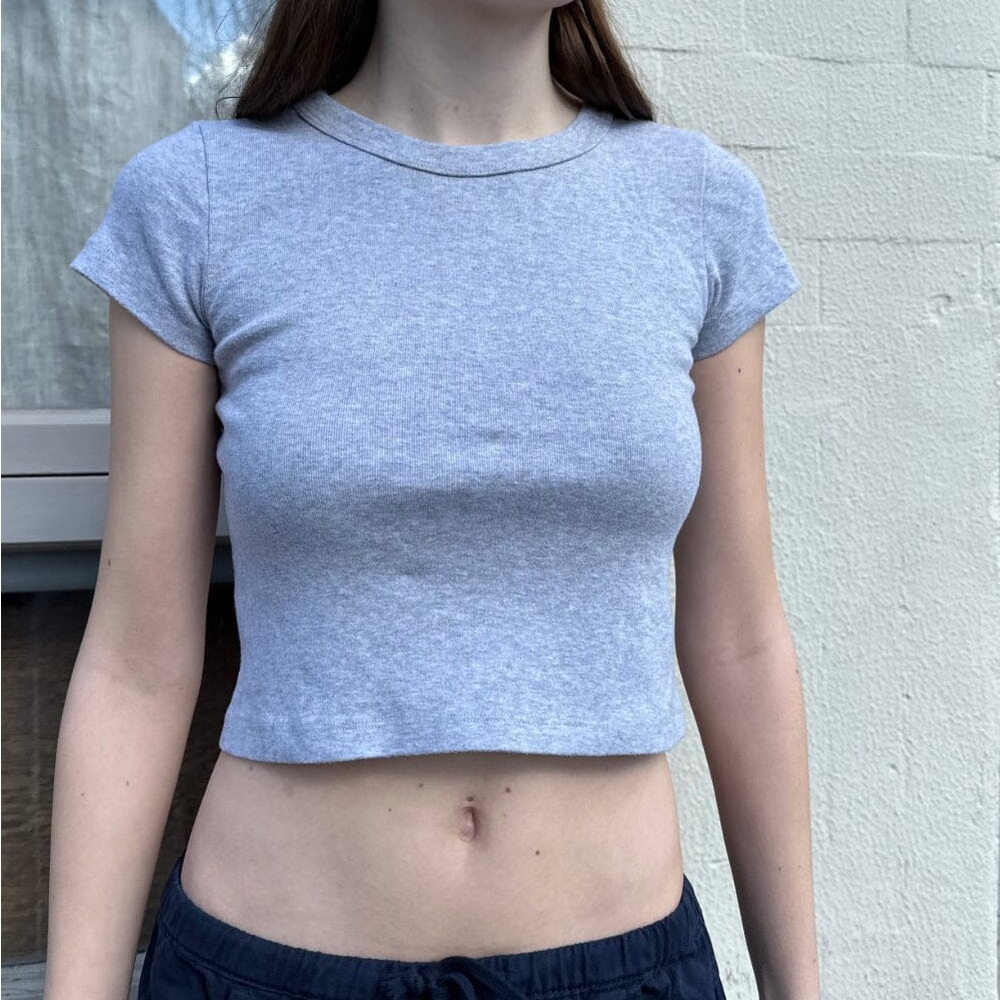 Grey Brandy Melville Ashlyn Top